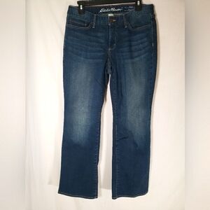 Eddie Bauer Curvy Boot Cut  Medium Washed Jeans Sz 8P